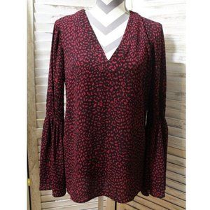 Michael Michael Kors Peasant sleeve blouse (1076)💘